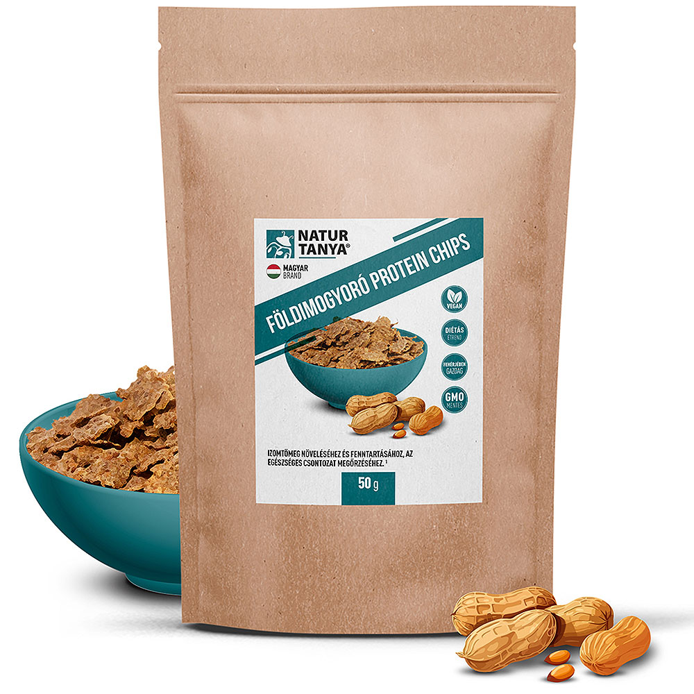 Natur Tanya Földimogyoró Protein Chips - 50g 1 Natur Tanya Földimogyoró Protein Chips - 50g