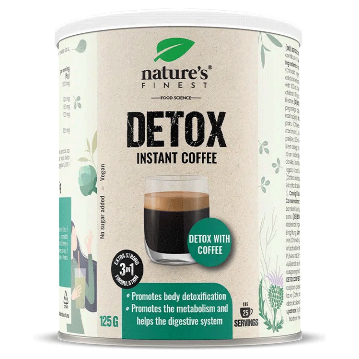 Nature's Finest Detox Instant coffee - 125 g 1 Nature's Finest Detox Instant coffee - 125 g