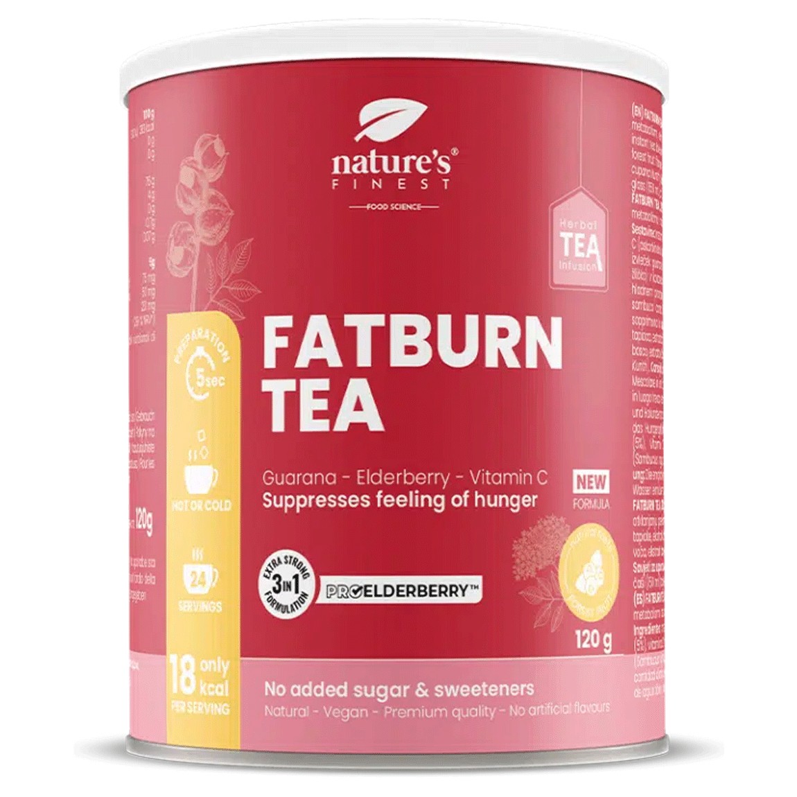 Nature's Finest Fatburn TEA - 120g 1 Nature's Finest Fatburn TEA - 120 g
