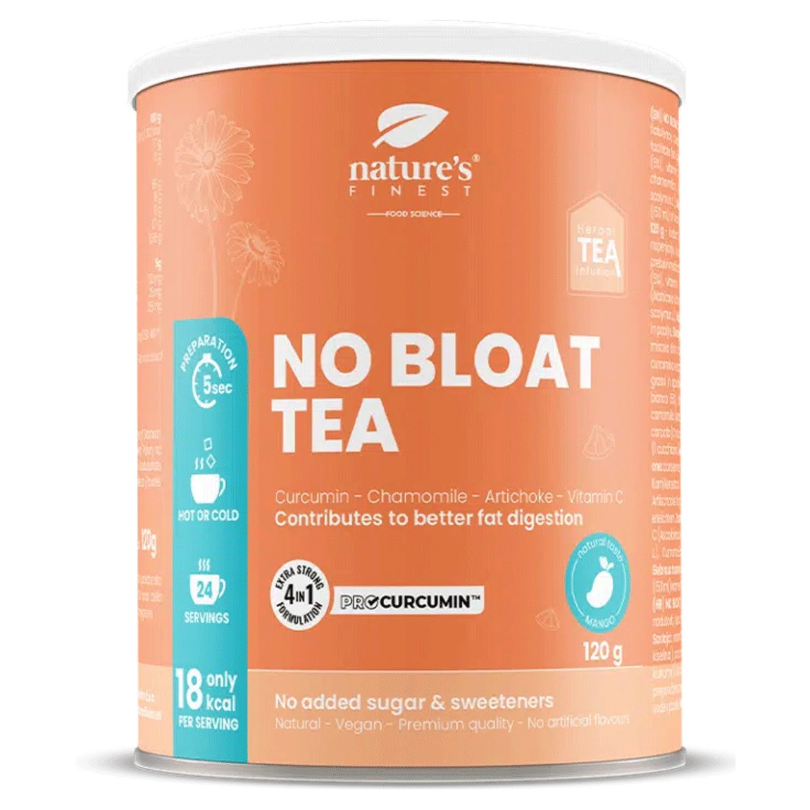 Nature's Finest No Bloat TEA - 120g 1 Nature's Finest No Bloat TEA - 120 g