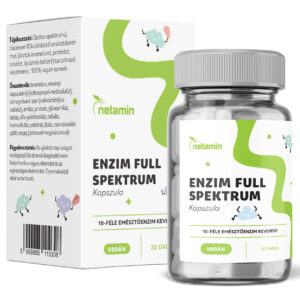 Netamin ENZIM Full Spektrum 10 féle emésztőenzim kapszula 30db