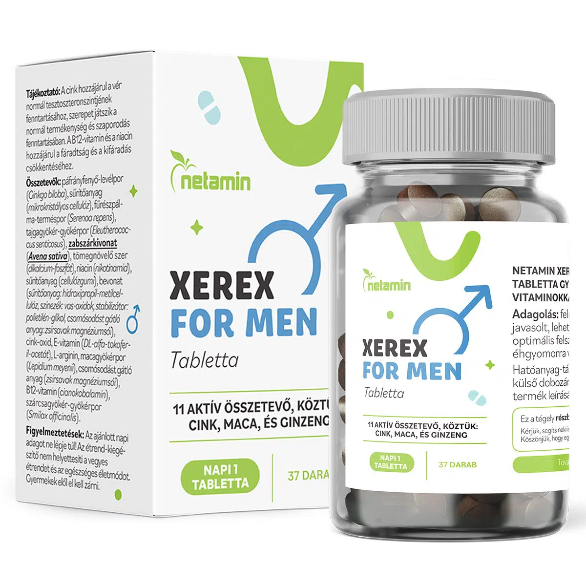 Netamin Xerex for men tabletta - 37db 1 Netamin Xerex for men tabletta 37db
