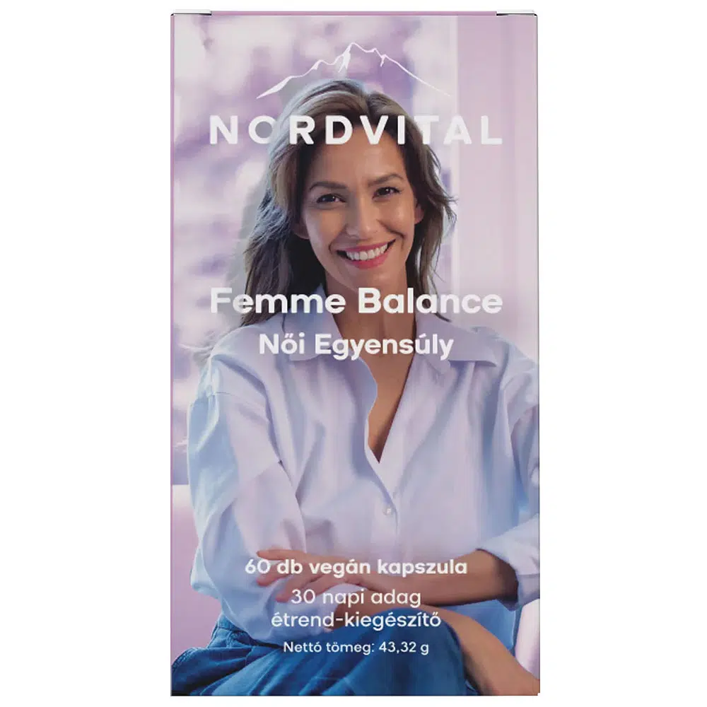 Nordvital Női Egyensúly kapszula - 60db 1 Nordvital Női Egyensúly kapszula - 60db
