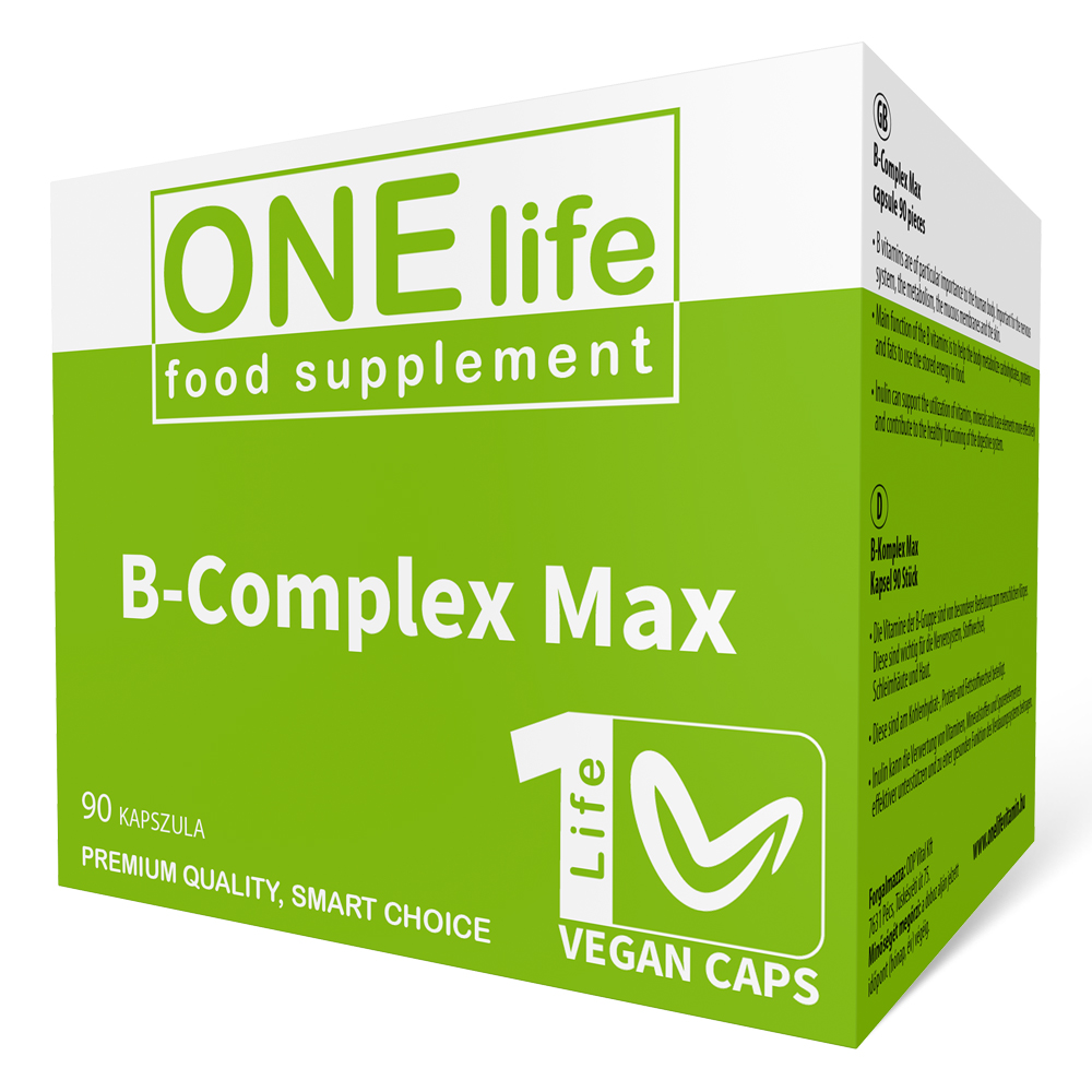 One Life B-komplex Max kapszula - 90db 1 One Life B-komplex Max kapszula - 90db