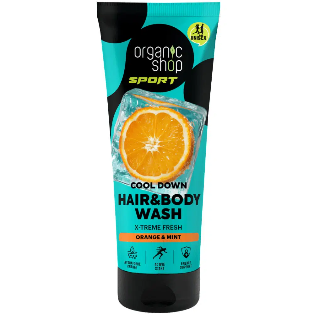 Organic Shop Cool Down sampon és tusfürdő naranccsal és mentával - 200ml 1 Organic Shop Cool Down sampon és tusfürdő naranccsal és mentával - 200ml