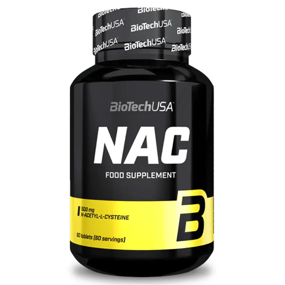 Biotech USA NAC (N-Acetil L-Cisztein) tabletta - 60db 1 Biotech USA NAC (N-Acetil L-Cisztein) tabletta - 60db