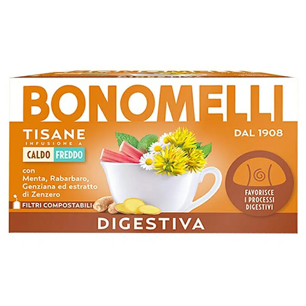 Bonomelli Emésztéskönnyítő, puffadást csökkentő gyógynövénytea - 16 filter 1 Bonomelli Emésztéskönnyítő