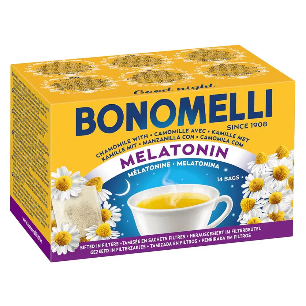 Bonomelli Szűrt Kamillatea Melatoninnal és Magnéziummal – 14 filter 1 Bonomelli Szűrt Kamillatea Melatoninnal és Magnéziummal – 14 filter