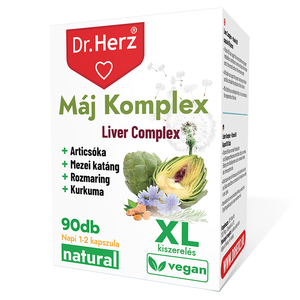 Dr. Herz XL Máj Komplex kapszula - 90db 1 Dr. Herz XL Máj Komplex kapszula - 90db