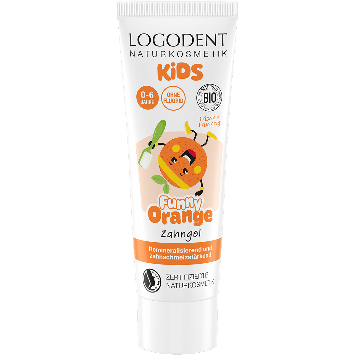 Logodent Funny Orange gyermekfogkrém - 75ml 1 Logodent Funny Orange gyermekfogkrém - 75ml