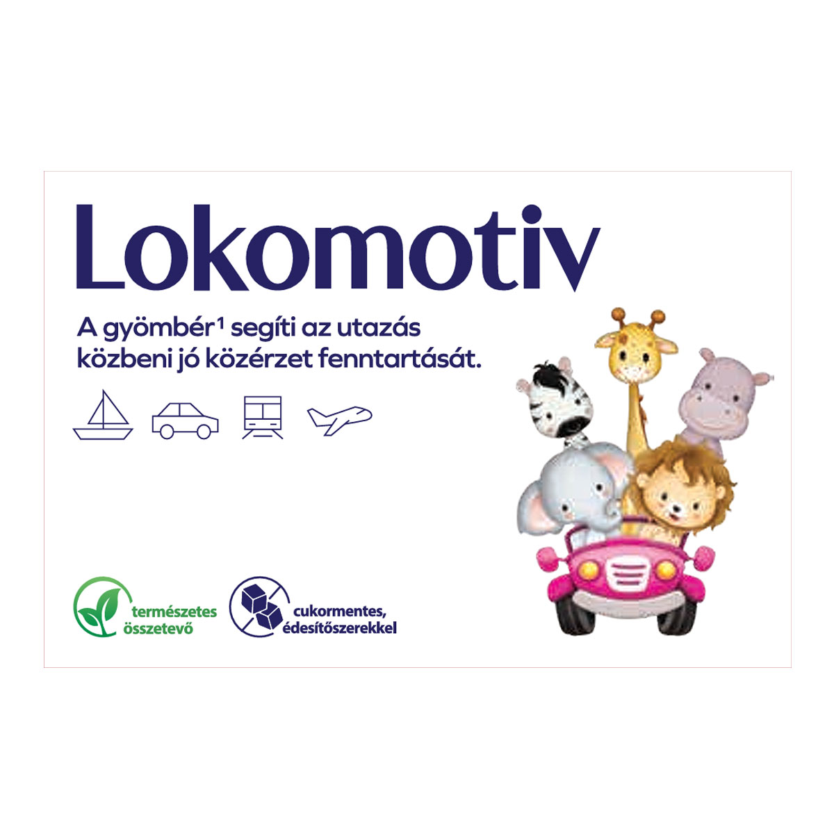 Lokomotiv gyömbér cukormentes szopogató tabletta - 6db 1 Lokomotiv gyömbér cukormentes szopogató tabletta - 6db