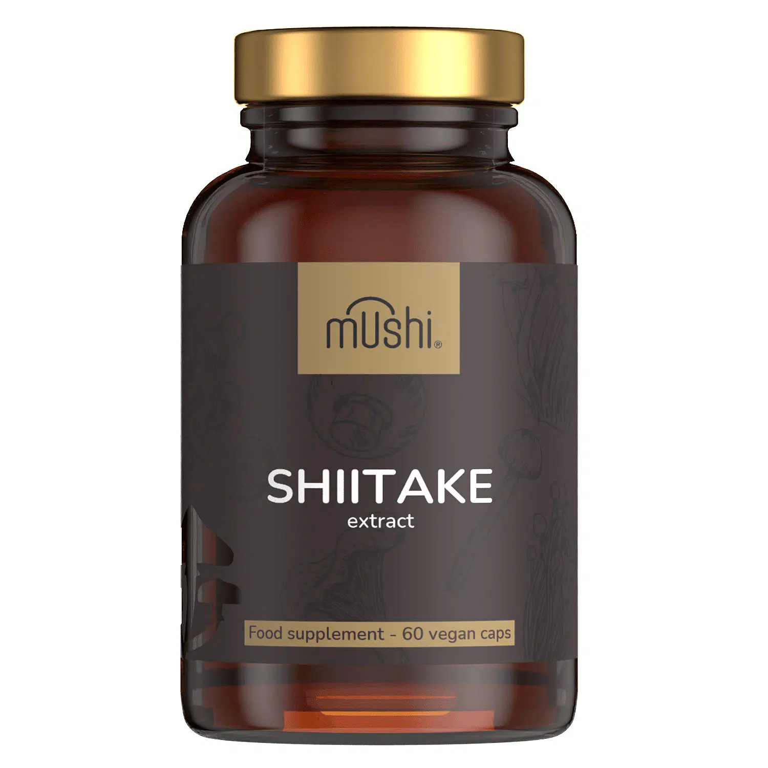 Mushi Shiitake gomba kivonat kapszula - 60db 1 Mushi Shiitake gomba kivonat kapszula 60db
