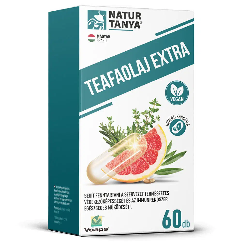 Natur Tanya Teafaolaj Extra kapszula - 60db 1 Natur Tanya Teafaolaj Extra kapszula - 60db