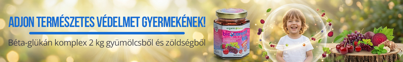 Bioconnect Kids szuperlekvár, béta-glükán tartalmú gyümölcs-zöldség koncentrátum gyerekeknek – 210g