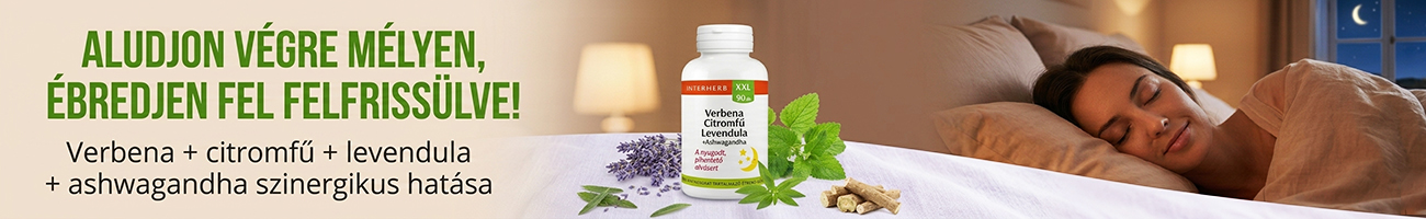 Interherb XXL Verbena+Citromfű+Levendula+Ashwagandha tabletta