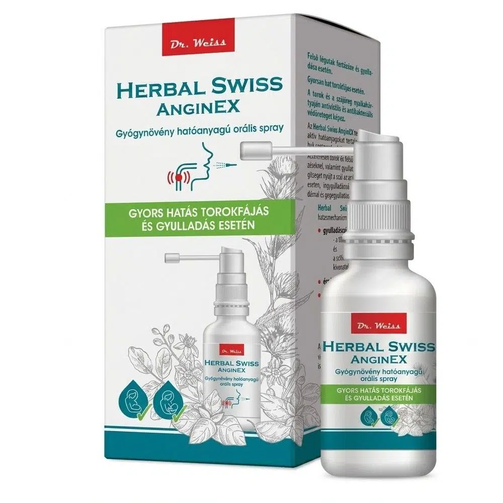 Herbal Swiss Anginex spray 30ml (Swiss) 1 Herbal Swiss Anginex spray 30ml (Swiss)