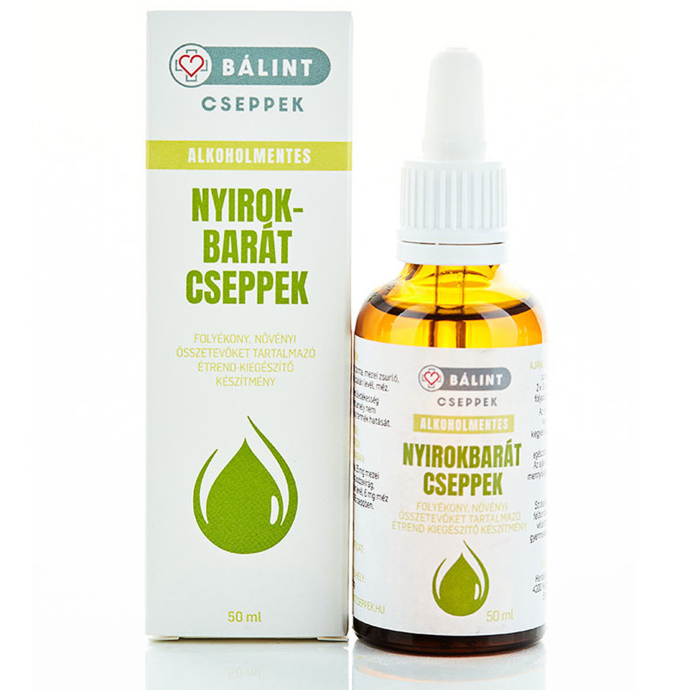 Bálint Cseppek Alkoholmentes Nyirokbarát csepp - 50ml 1 Bálint Cseppek Alkoholmentes Nyirokbarát csepp - 50ml