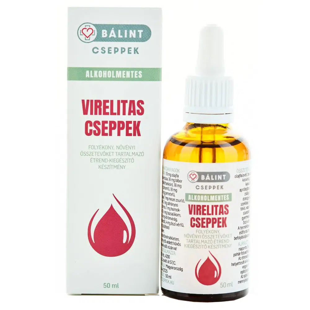 Bálint Cseppek Alkoholmentes Virelitas csepp - 50ml 1 Bálint Cseppek Alkoholmentes Virelitas csepp - 50ml