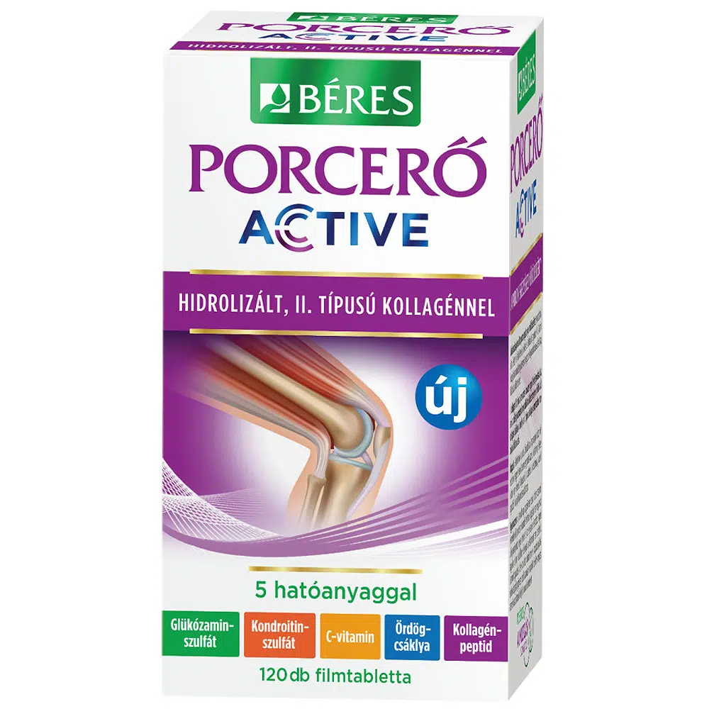 Béres Porcerő Active filmtabletta - 120db 1 Béres Porcerő Active filmtabletta - 120db