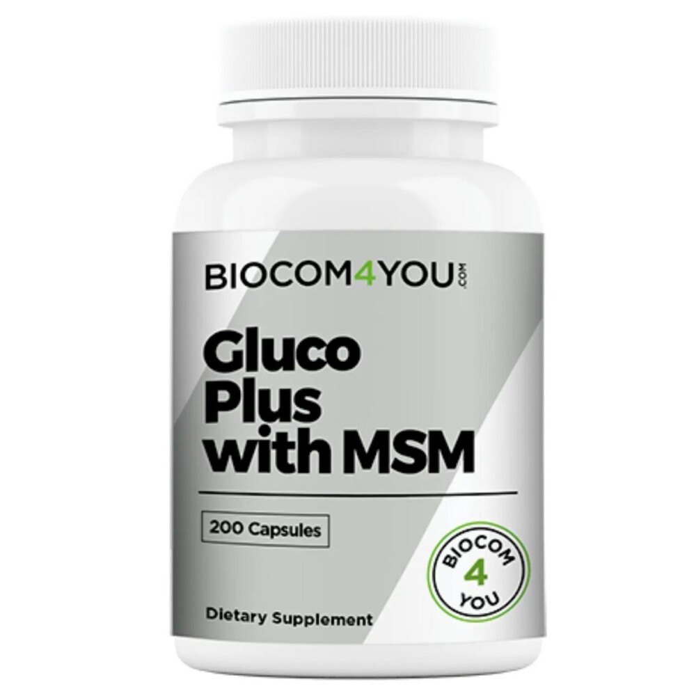 Biocom Gluco Plus + MSM kapszula - 200db 1 Biocom4You Gluco Plus with MSM 200 kapszula