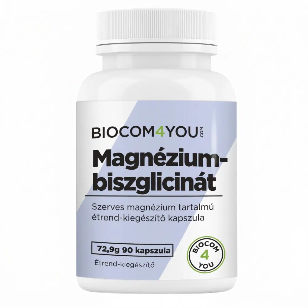 Biocom4You Magnézium-biszglicinát kapszula - 90db 1 Biocom4You Magnézium-biszglicinát kapszula 90db