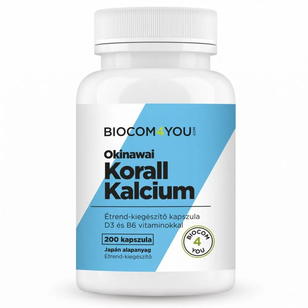 Biocom Okinawai Korall kálcium kapszula - 200db 1 Biocom4You Okinawai Korall kálcium 200db
