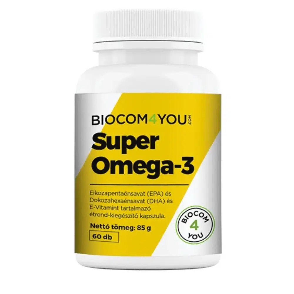 Biocom Super Omega-3 kapszula - 60db 1 Biocom4You Super Omega-3 60 db