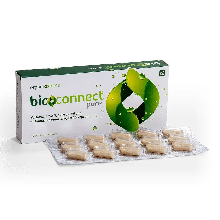 Bioconnect Pure Béta-glükán kapszula - 30db 1 Bioconnect Pure 30 db kapszula