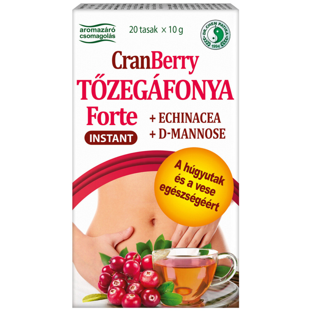 Dr.Chen CranBerry Tőzegáfonya forte instant tea - 20 tasak 1 Dr.Chen CranBerry Tőzegáfonya forte instant tea - 20 tasak