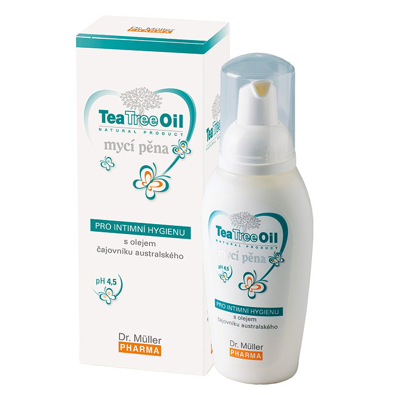 Dr. Müller teafaolajos intim mosakodó hab - 150ml 1 Dr. Müller teafaolajos intim mosakodó hab - 150ml