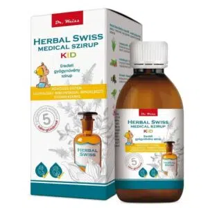 Herbal Swiss Kid Folyékony köhögés elleni szirup 150 ml