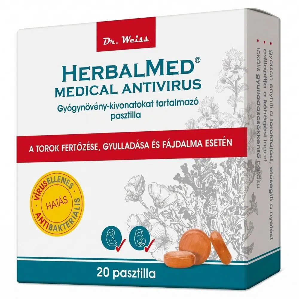 Herbal Swiss Medical Pasztilla - 20db 1 HerbalMED Medical Pasztilla 20db