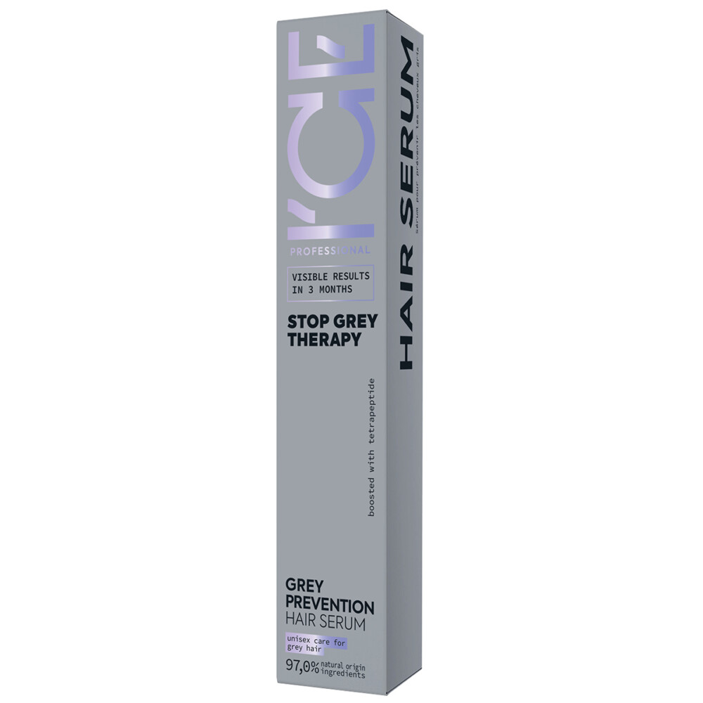 ICE Professional Stop Grey Hair Prevention hajszérum - 100ml 1 ICE Professional Stop Grey Hair Prevention hajszérum - 100ml