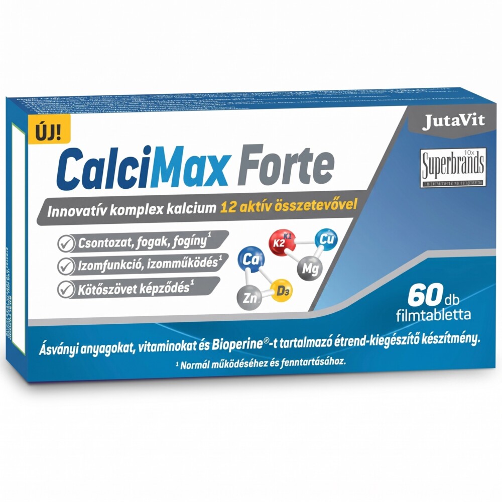 JutaVit Calci Max Forte filmtabletta - 60db 1 JutaVit Calci Max Forte 60db