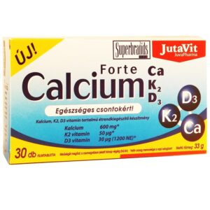 Jutavit Calcium Forte CA/K2/D3 tabletta 30db
