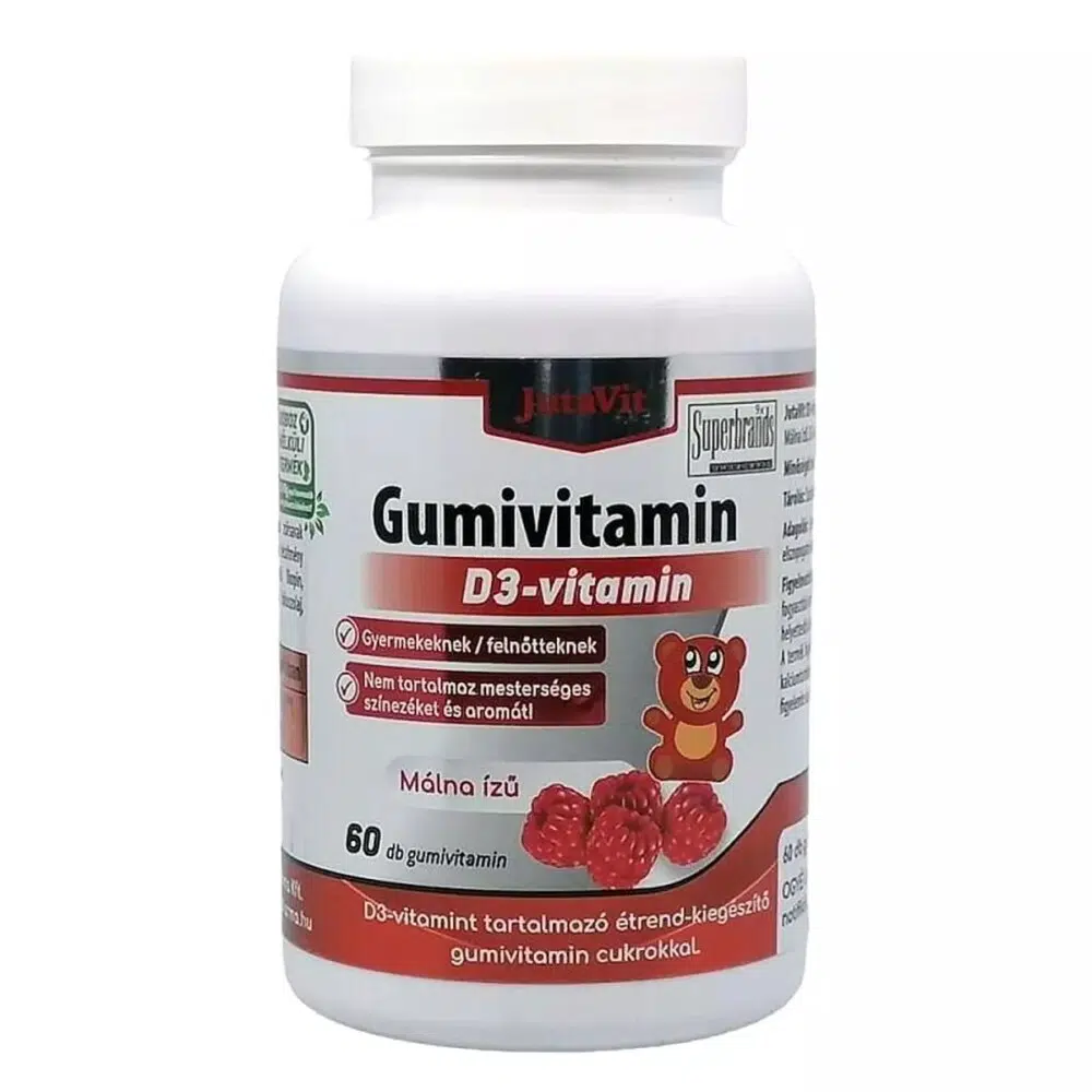 Jutavit D3-vitamin gumivitamin - 60db 1 Jutavit D3-vitamin gumivitamin 60db