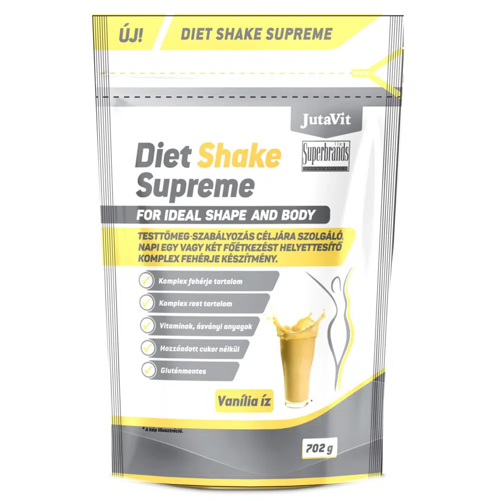 JutaVit Diet Shake Supreme Vanília íz - 720g 1 JutaVit Diet Shake Supreme Vanília íz 702g