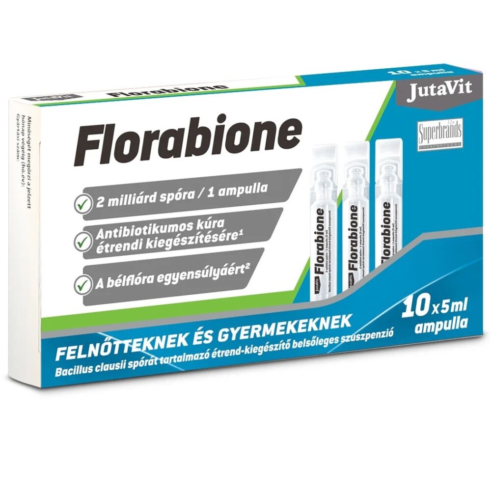 JutaVit Florabione ampulla - 10x5ml 1 JutaVit Florabione 10x5ml ampulla