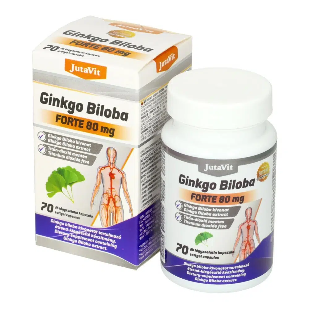 Jutavit ginkgo biloba forte kapszula 70 db 1 Jutavit ginkgo biloba forte kapszula 70 db