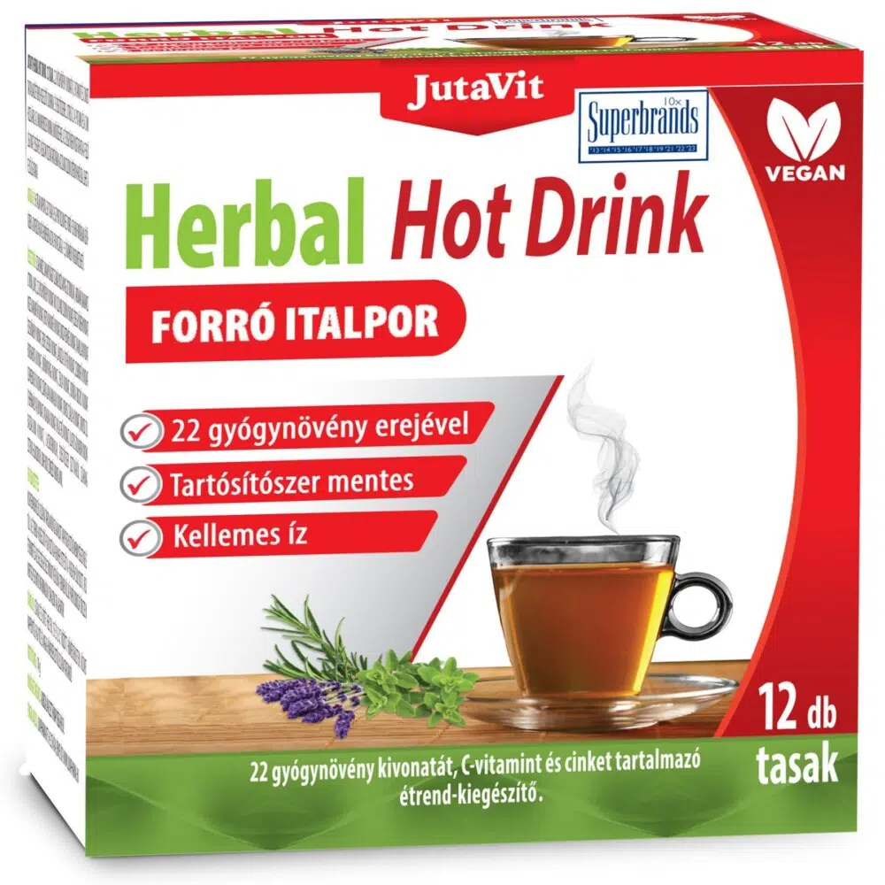 JutaVit Herbal Hot Drink felnőtteknek - 12db 1 Jutavit Herbal Hot Drink Felnőtteknek 12db