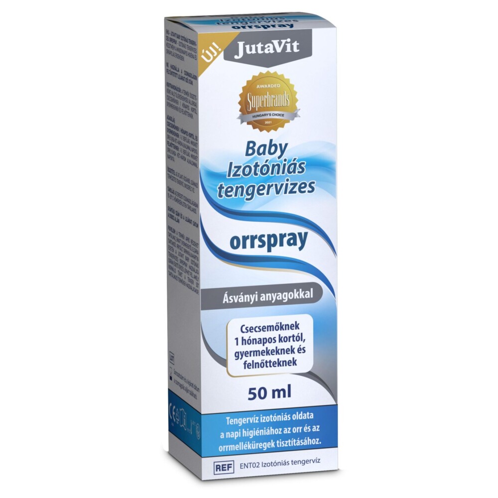 JutaVit Izotóniás tengervizes Baby orrspray - 50ml 1 Jutavit izotóniás tengervizes orrspray baby 50ml