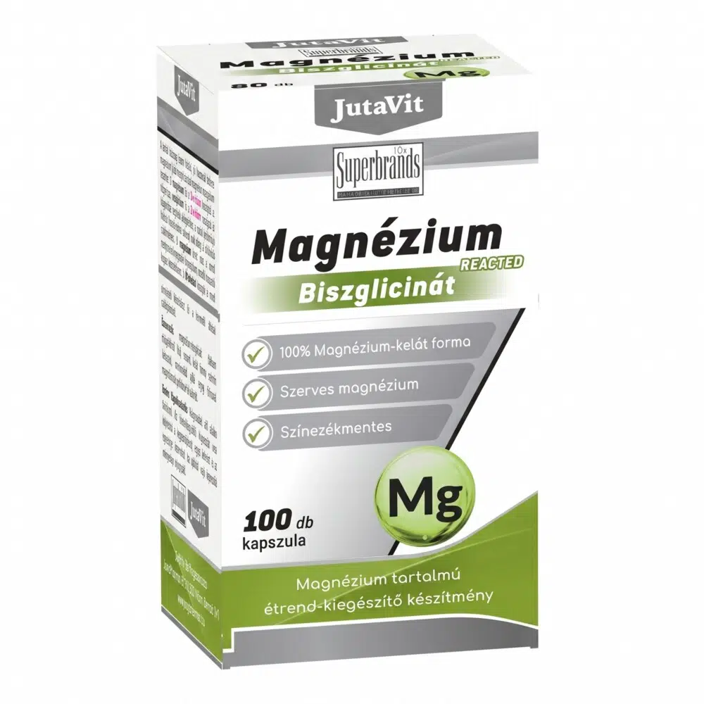 JutaVit Magnézium-biszglicinát kapszula - 100db 1 JutaVit Magnézium-biszglicinát 100db