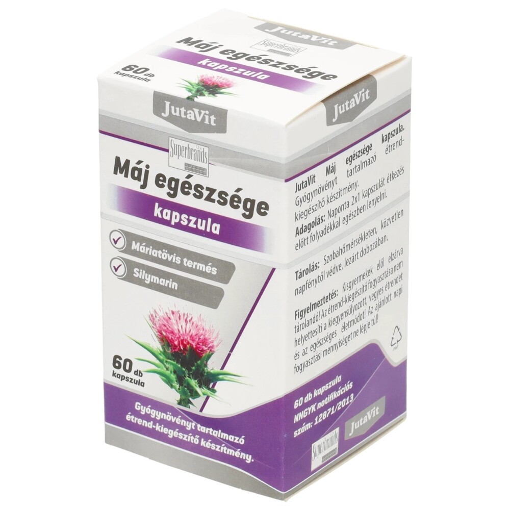JutaVit máj egészsége kapszula - 60db 1 Jutavit máj egészsége 60db kapszula