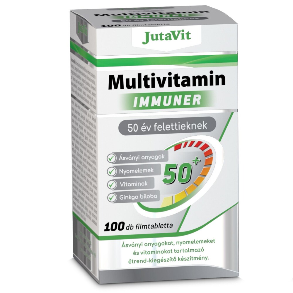 JutaVit Multivitamin Immuner Senior 50+ RETARD tabletta - 100db 1 Jutavit Multivitamin senior 50+ tabletta 100db