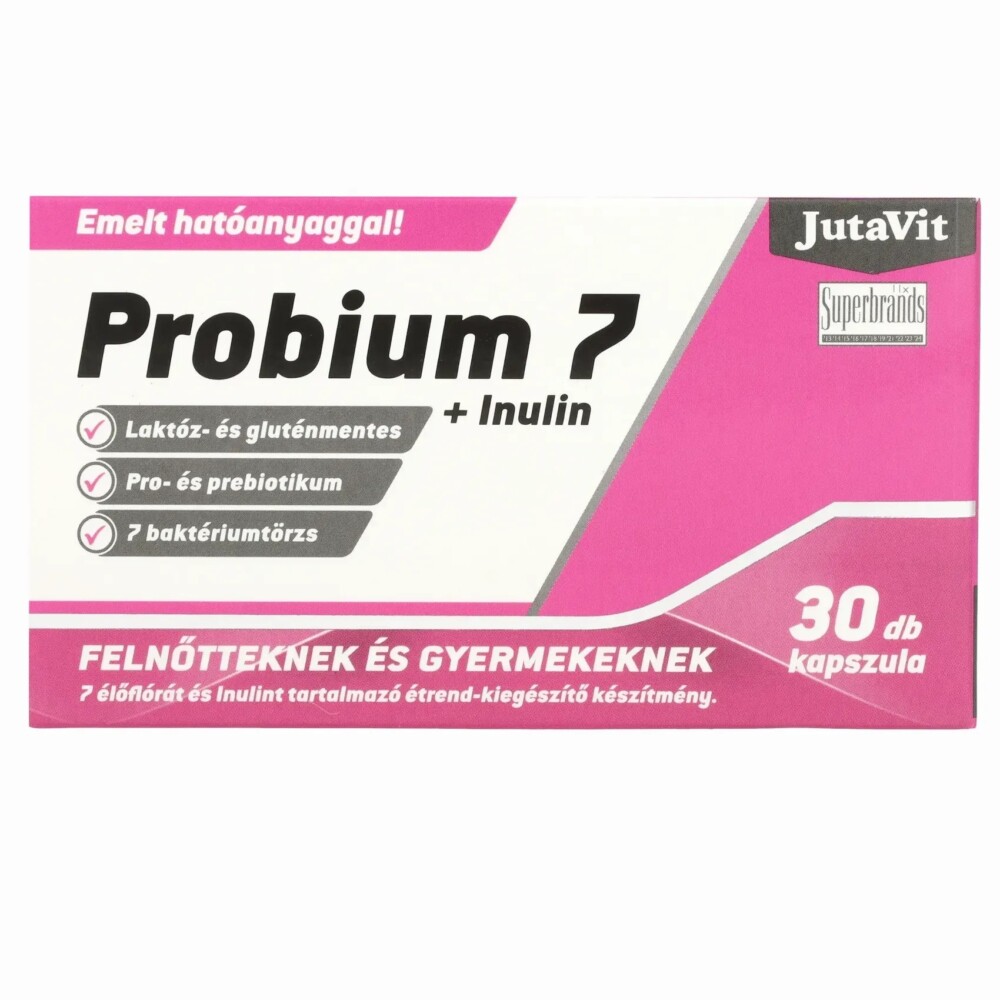 JutaVit Probium 7 + Inulin kapszula - 30db 1 Jutavit Probium 7 + Inulin kapszula 30db