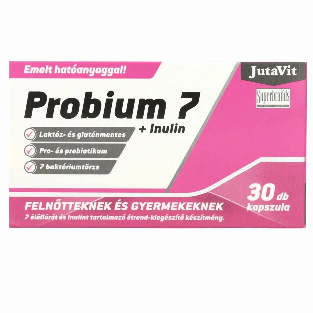 JutaVit Probium 7 + Inulin kapszula - 30db 1 Jutavit Probium 7 + Inulin kapszula 30db