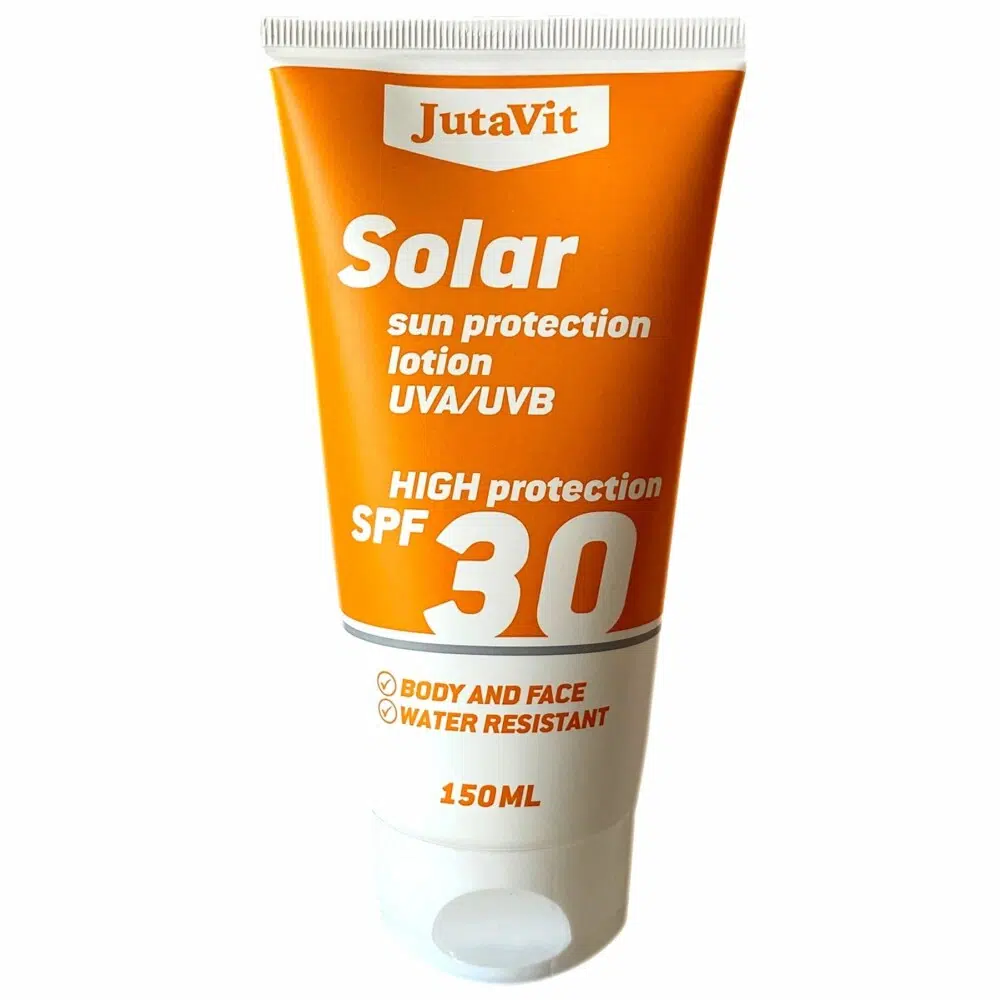 JutaVit Solar SPF30 naptej - 150ml 1 Jutavit Solar 30 naptej 150 ml (megújult)