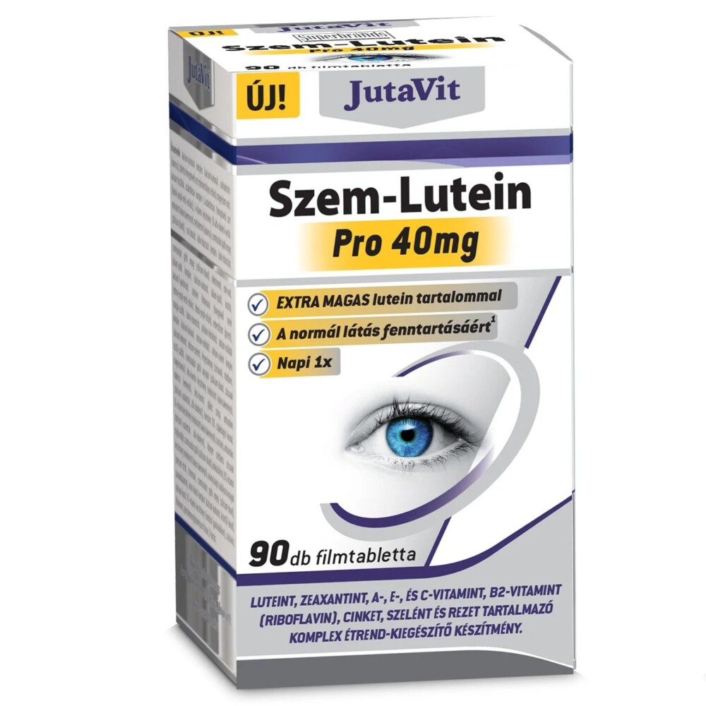 JutaVit Szem-Lutein Pro 40mg kapszula - 90db 1 JutaVit Szem-Lutein PRO 40mg 90db