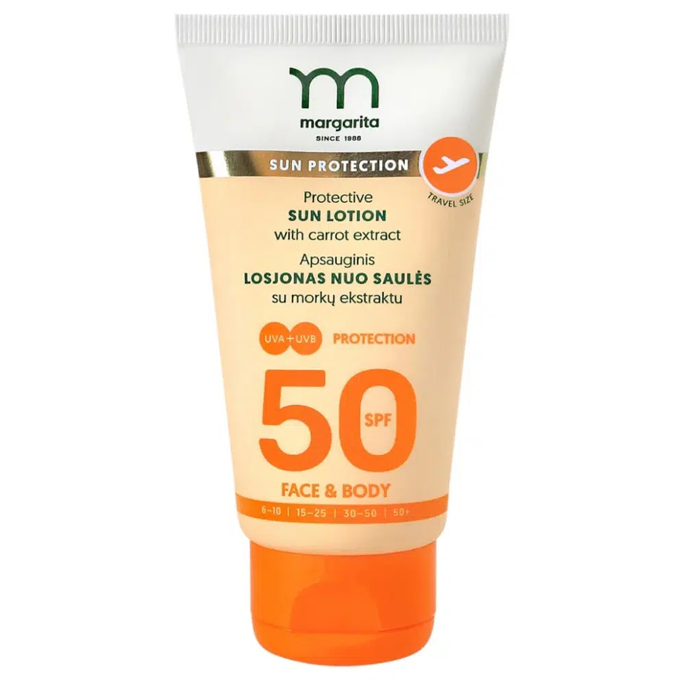Margarita Napvédő krém sárgarépa-kivonattal SPF50 - 50ml 1 Margarita Napvédő krém sárgarépa-kivonattal SPF50 - 50ml