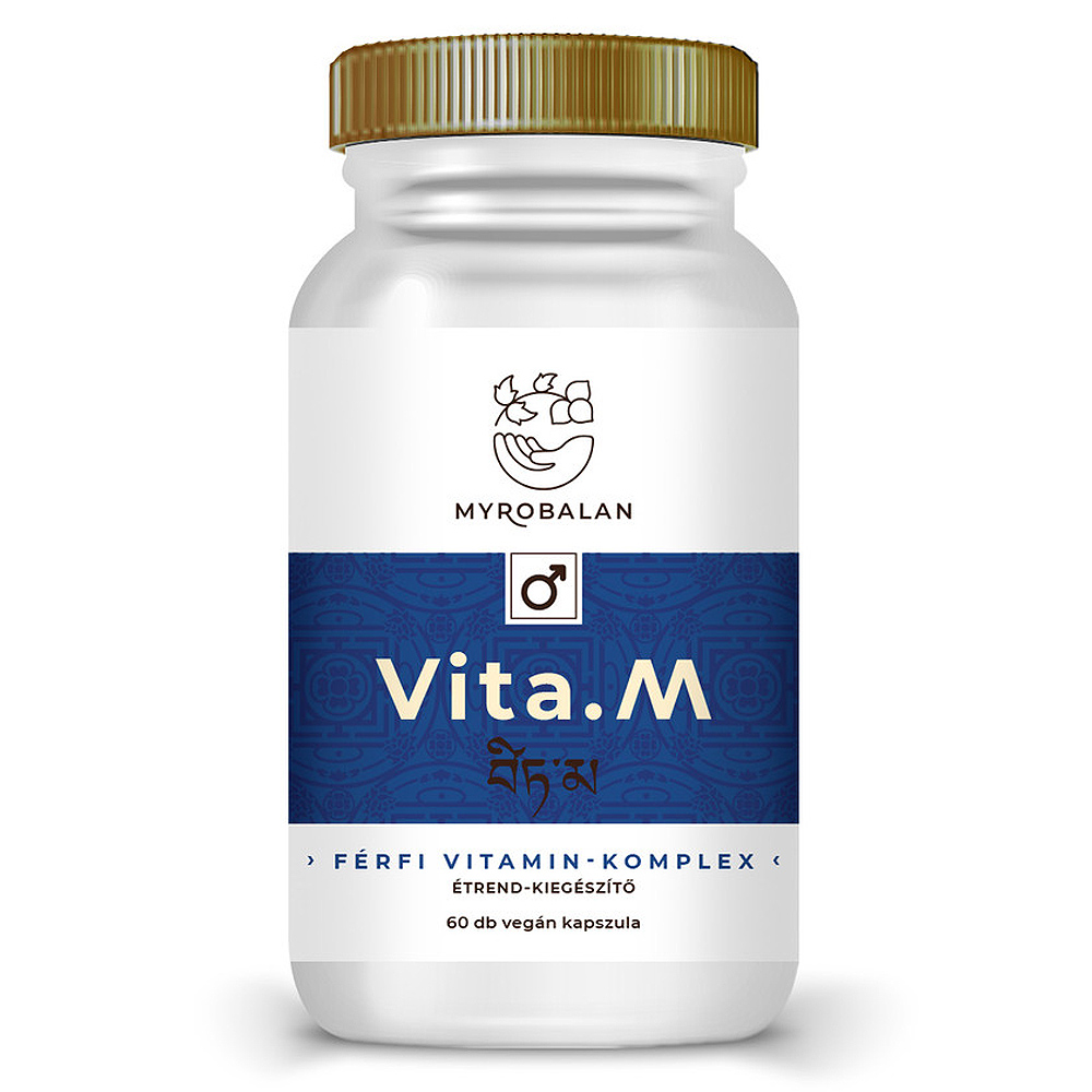 Myrobalan Vita.M - Férfi vitamin komplex kapszula - 60db 1 Myrobalan Vita.M - Férfi vitamin komplex kapszula - 60db